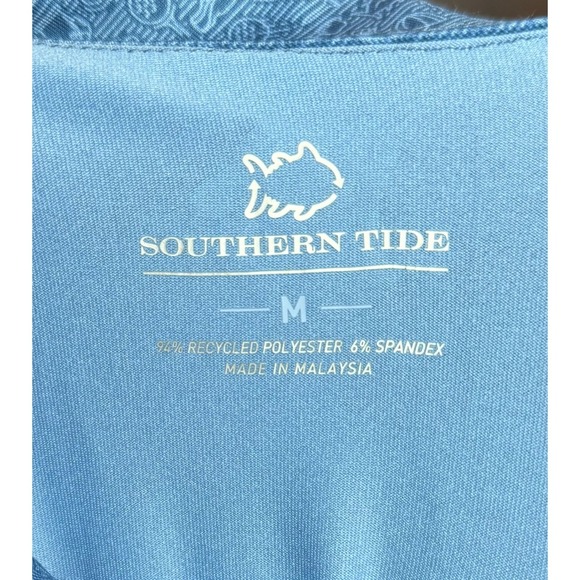 NWT Southern Tide Driver Let's go Clubbin Performance Polo, Golf Lover Print, M - Picture 8 of 11